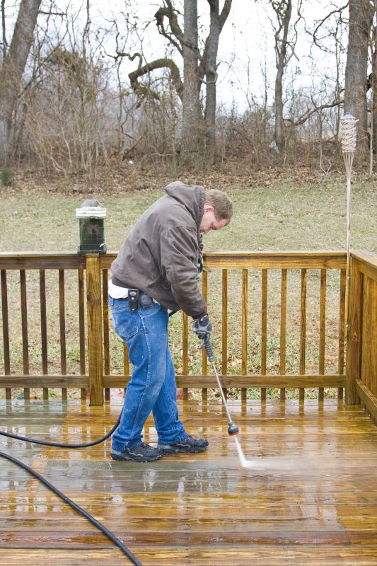 Deck Pressure Washing