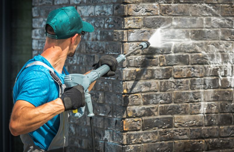 Exterior Masonry Cleaning detail