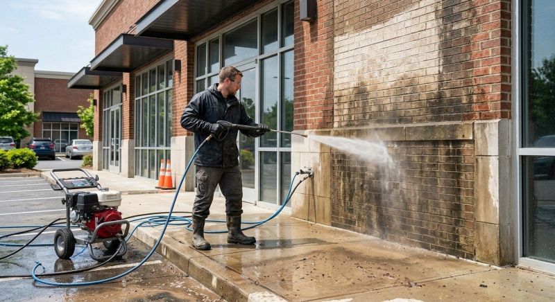 Exterior Masonry Cleaning Service